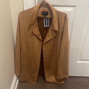 Suede jacket! Size large NWT